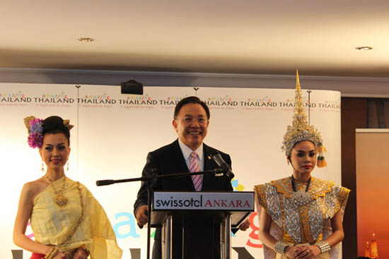 Tayland Yemek ve Kültür Festivalinin açılış resepsiyonuna ev sahipliği yaptı.