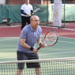 Maliye Bakanı Mehmet Şimşek Levent Güray Tenis Turnuvasında yarışıyor.