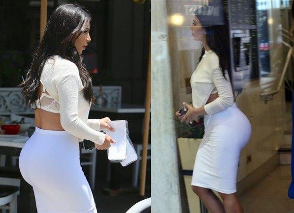 Kim Kardashian 'ın tuhaf görüntüsü