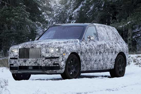 Rolls-Royce'un Yeni Suv Aracının adı Cullinan