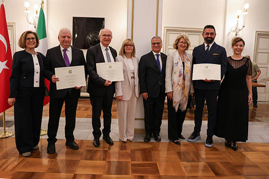 italya devlet nisani, giorgio marrapodi, kursat aydogan, nuri ozgirgin, kivanc erdirik