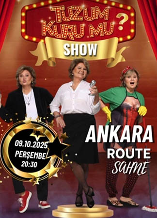 alev karamehmet tuzum kuru mu stand up gosterisi route ankara 09102025 mayatta
